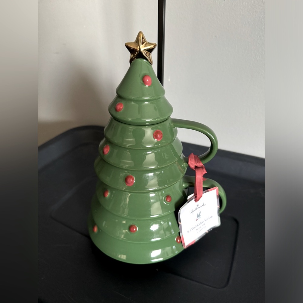 Hallmark Stackable Mug Christmas Tree NWT